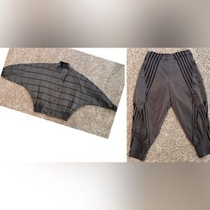 Issey Miyake Designer APOC Set with Jacket and Jogger Pants